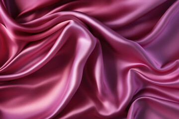 Obraz premium Light Purple Luxury Silk sheet Background fabric banner with copy space