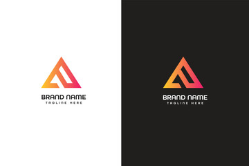 A letter gradient logo 