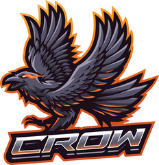Crow esport mascot © JAMEN 