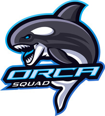 Orca esport mascot © JAMEN 