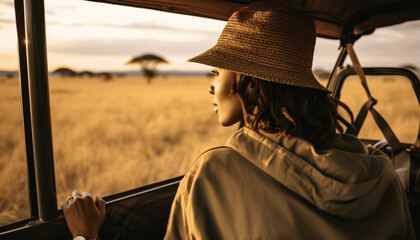 Wild Encounters, Girl on a Safari Adventure
