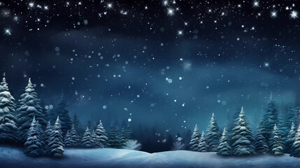 Fototapeta na wymiar Cosy Christmas Winter Card Background. Warm atmosphere illustration for holiday projects.