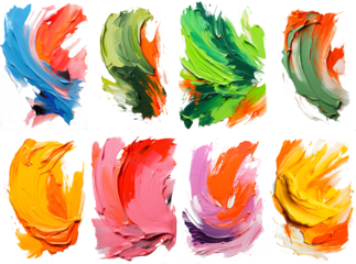 Vibrant palette abstract rough colorful multicolored art painting texture, with oil brushstroke, pallet knife paint on canvas.	
