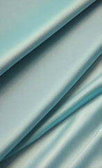 Abstract white and Turquoise textile transparent fabric. Soft light background for beauty products or other.