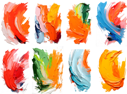 Vibrant palette abstract rough colorful multicolored art painting texture, with oil brushstroke, pallet knife paint on canvas.	
