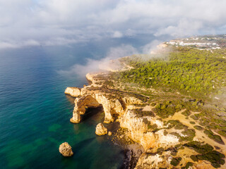Praia da Marinha, Marinha Beach..Lagoa District...Algarve, Portugal, Europe