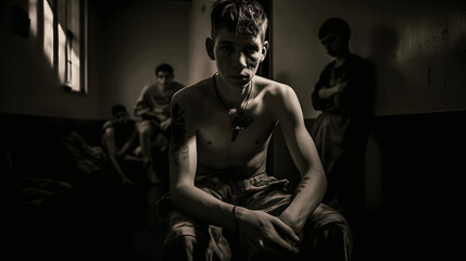 Behind Closed Doors, Life in Juvenile Detention - obrazy, fototapety, plakaty