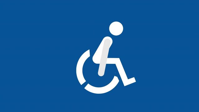 Accessibility Handicap Icon Animation