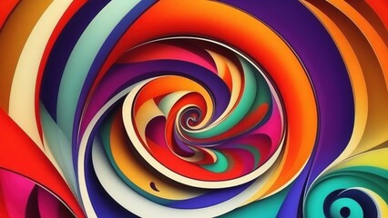 Fototapeta na wymiar А abstract background with lines and curves,spiral, swirls, swirls, magenta blue, yellow, magenta colors., geometric abstract art