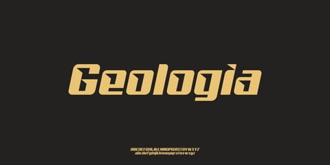 Modern Bold Font Sport Alphabet. Typography urban style fonts for technology, digital, movie logo design. vector illustration