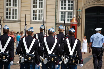 Zeremonie Wachwechsel in Stockholm