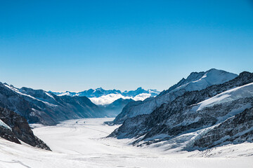 Fototapeta na wymiar Gletscher Jungfraujoch