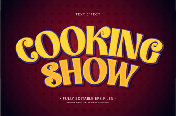 3D editable text effect template
