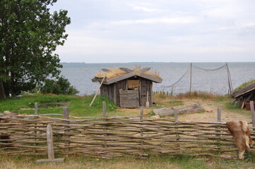 Holz, Haus, Meer, Land, Bauern, Natur, Einfach, Alt, Leben, Schweden