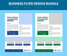 Business Flyer Design Template bundle