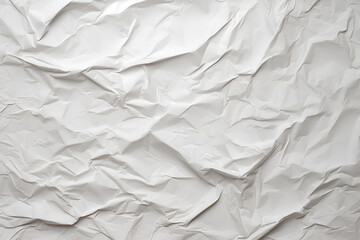 Obraz premium Crumpled Off White Paper Background Texture