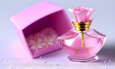 perfume bottle  with box 