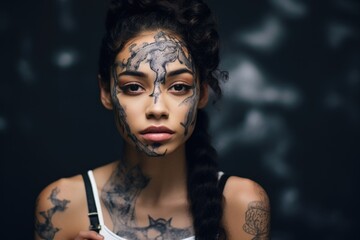 In the warm summer outdoors, a confident and stylish African American woman with natural curly hair smiles joyfully, radiating happiness and beauty