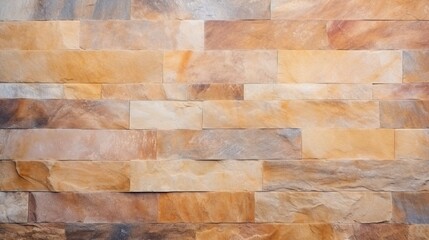 Texture of stone tiles, natural stone, yellow brown stains transitions, beautiful neutral natural background, close-up.