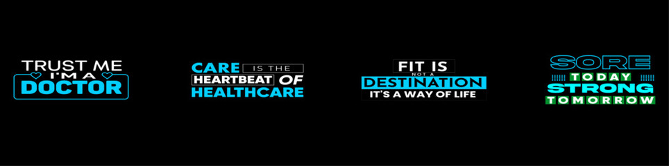 Nursing or Medical t-shirt typography concept