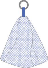 洗顔泡だてネットのイラスト素材