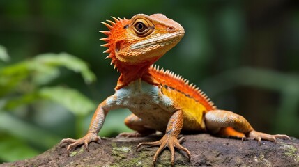 Calotes versicolor, often known as the bloodsucker, changeable, oriental, or eastern garden lizard, is a type of agamid lizard that is widely dispersed.