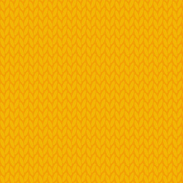 Fototapeta Seamless knitted sweater pattern yellow, orange colors. Christmas Pattern 