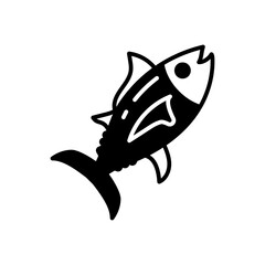 Fish icon in vector. Illustration
