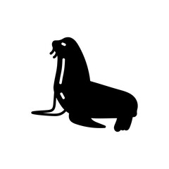 Sea Lion icon in vector. Illustration