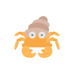 Hermit Crab icon in vector. Illustration