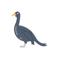 Cormorant icon in vector. Illustration