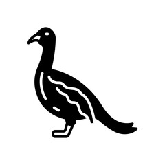Cormorant icon in vector. Illustration