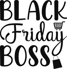 Black Friday Boss T-shirt Design