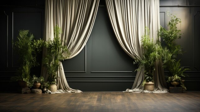 elegant studio backdrop for studio photography