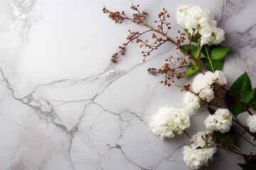 Clean and empty grey marble wallpaper
