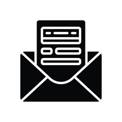 Obraz premium email glyph icon. vector icon for your website, mobile, presentation, and logo design.