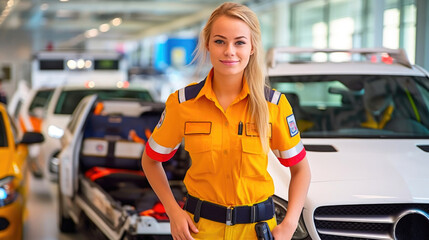 Compassionate EMT on the Scene