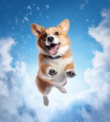 Pet dog funny cute beautiful canine young white happy fun animal