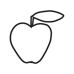 sketch of a apple 