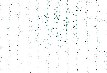 Light Blue, Green vector cover in polygonal style with circles.