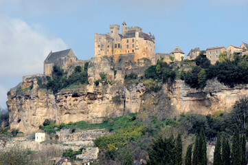 Fototapeta na wymiar Chateau de Castelnaud castle, Dordogne, Perigord noir, France