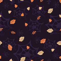halloween pumpkins scary pattern