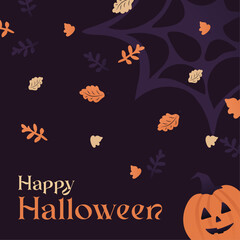 halloween pumpkins scary pattern