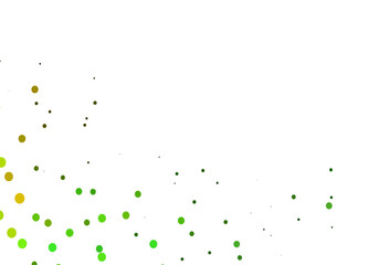 Light Green, Yellow vector layout with circle shapes.