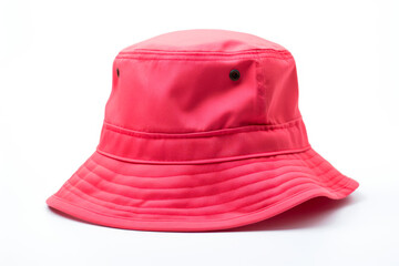 Fototapeta premium An isolated image of a fashionable bucket hat, demonstrating how the right accessory can enhance any outfit with style and flair.