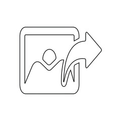 illustration of an icon