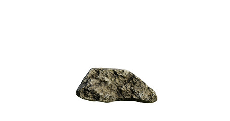 stone isolated on white