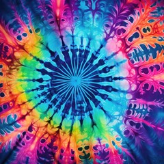 Tie dye colorful vibrant background