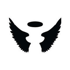 eagle with wings in vector illustration on a white isolated background design. 
