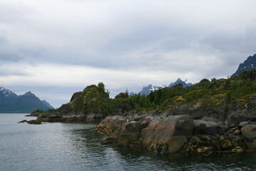 Fototapeta na wymiar Raftsund, Lofoten